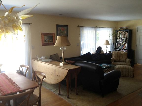 Open dining/ living