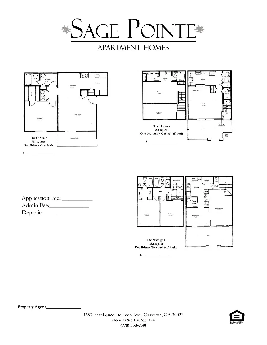Floor plan 1X1