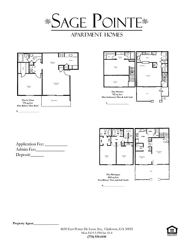Floor plan 1X1