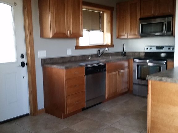 front door entry, kitchen