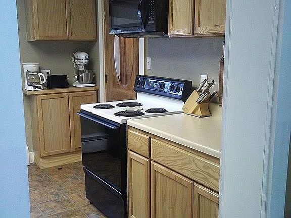 Kitchen view from dining