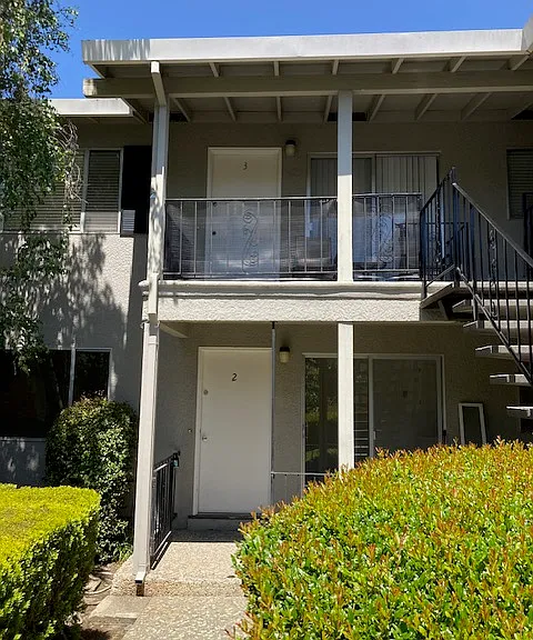 Unit #2 is downstairs