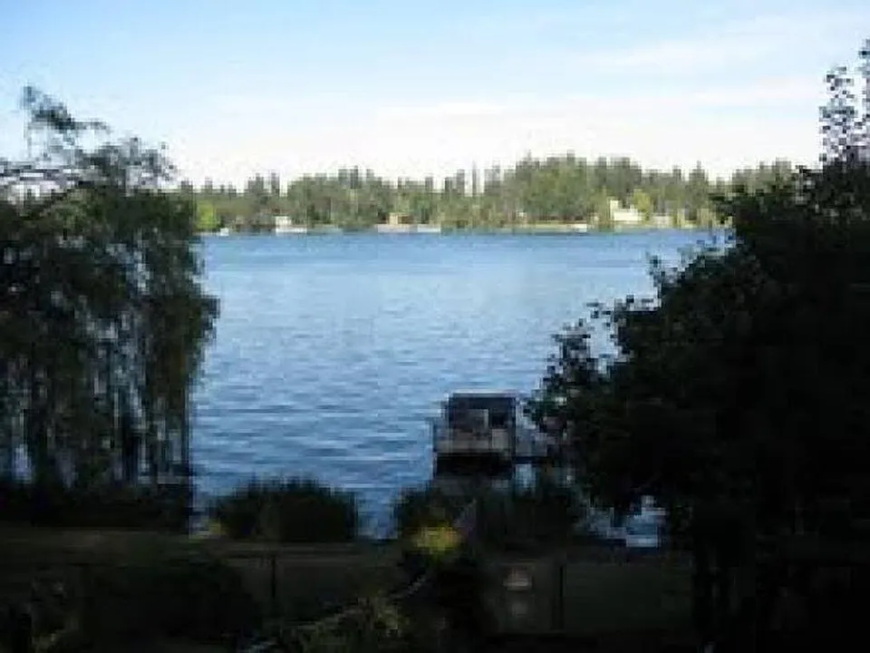 View of lake from easement
