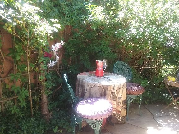 Dining outdoors