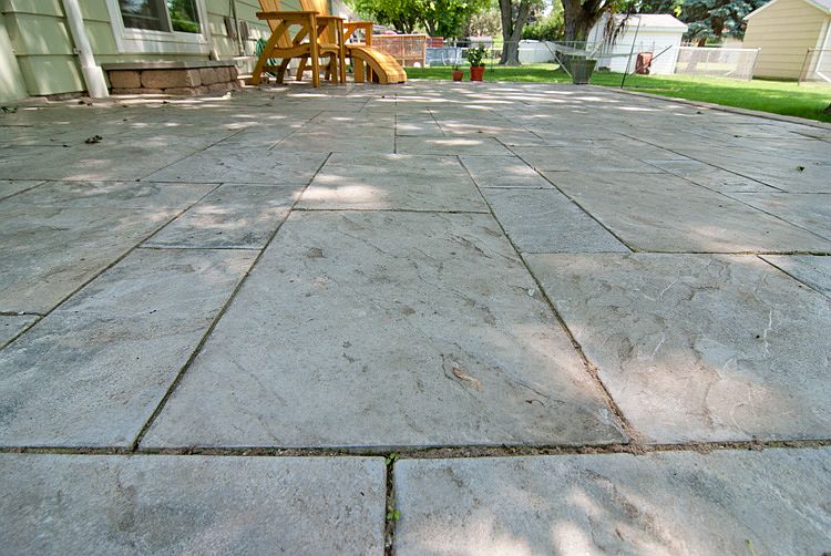 Beautiful stone patio pavers