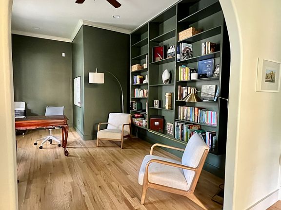 Home Office/Bonus Room with built in shelving