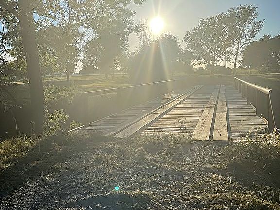 Bridge crossing creek