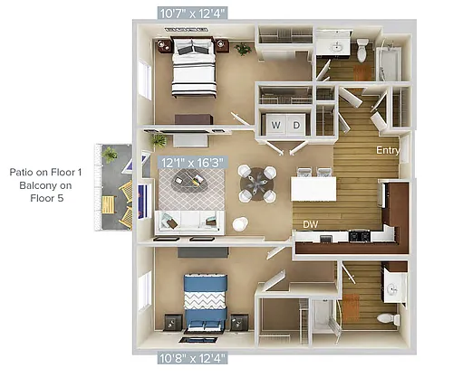 Floor plan B2-1045-A