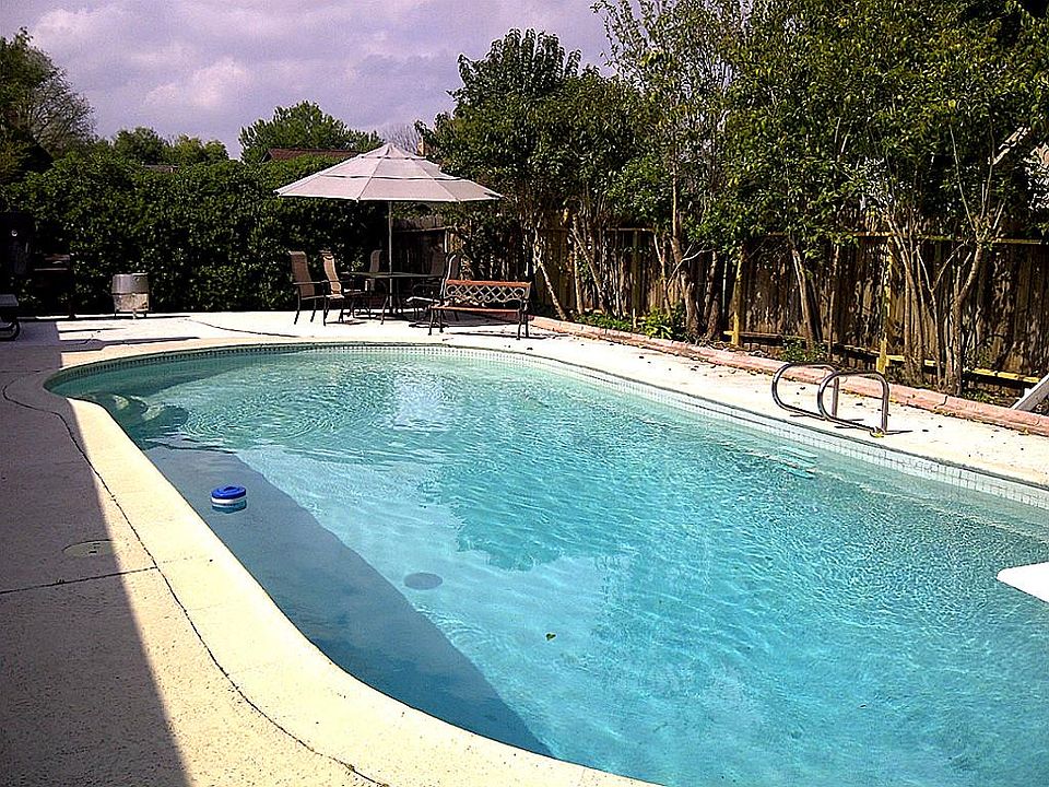 Just in time for summer! There is a lot of room in this back yard for patio furniture all around the