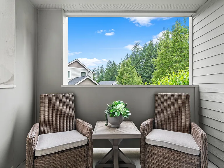 Embrace relaxation in this inviting patio space with picturesque views. Embrace relaxation in this inviting patio space with picturesque views.