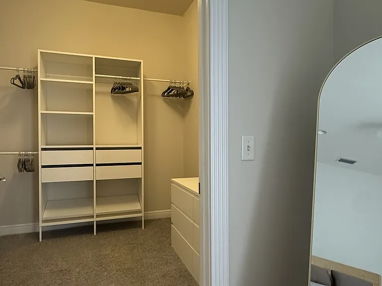 Primary Bedroom + Walk-in Closet