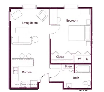 Floor plan The Donovan