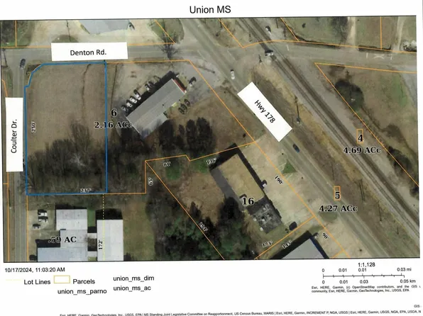 Coulter Drive Denton Rd, New Albany, MS 38652