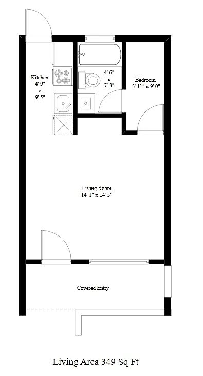 Floor plan Studio