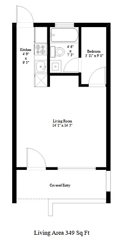 Floor plan Studio