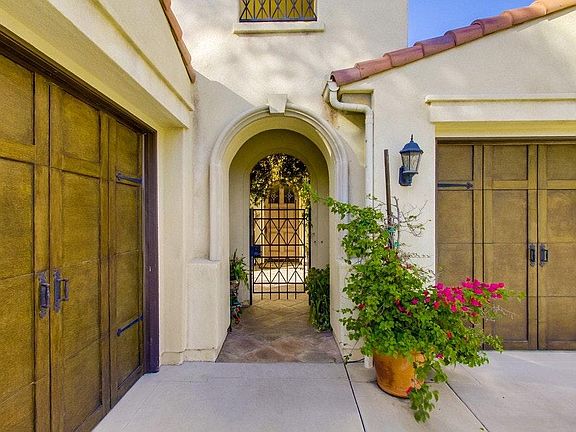 Wrought Iron Gate Entryway