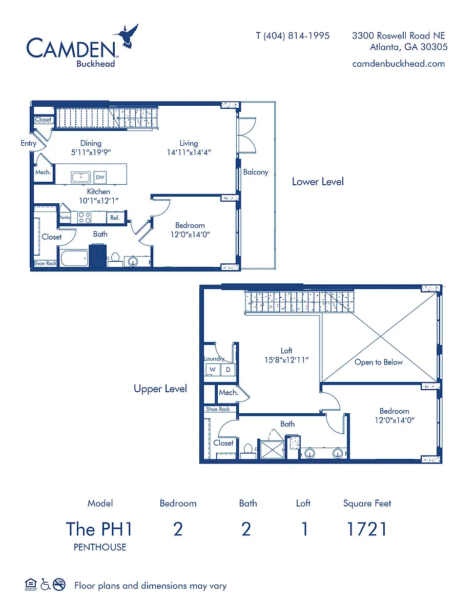 Floor plan The PH1