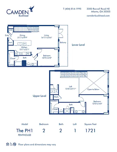 Floor plan The PH1
