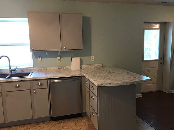 Kitchen and front door