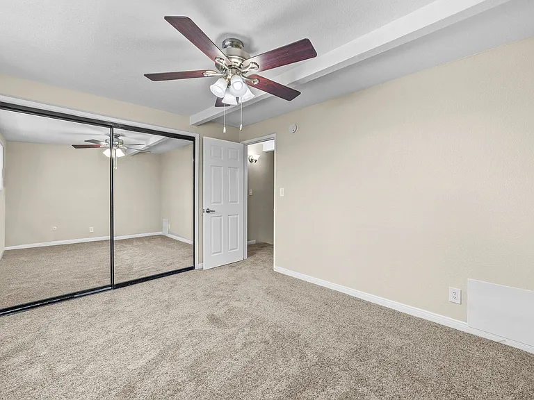 Bedroom at Olive Tree Townhomes in Costa Mesa, CA