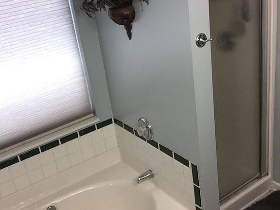 Separate shower & tub in master bath