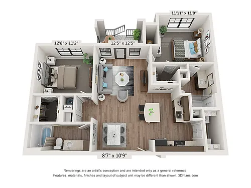 Floor plan 2E - The Gable
