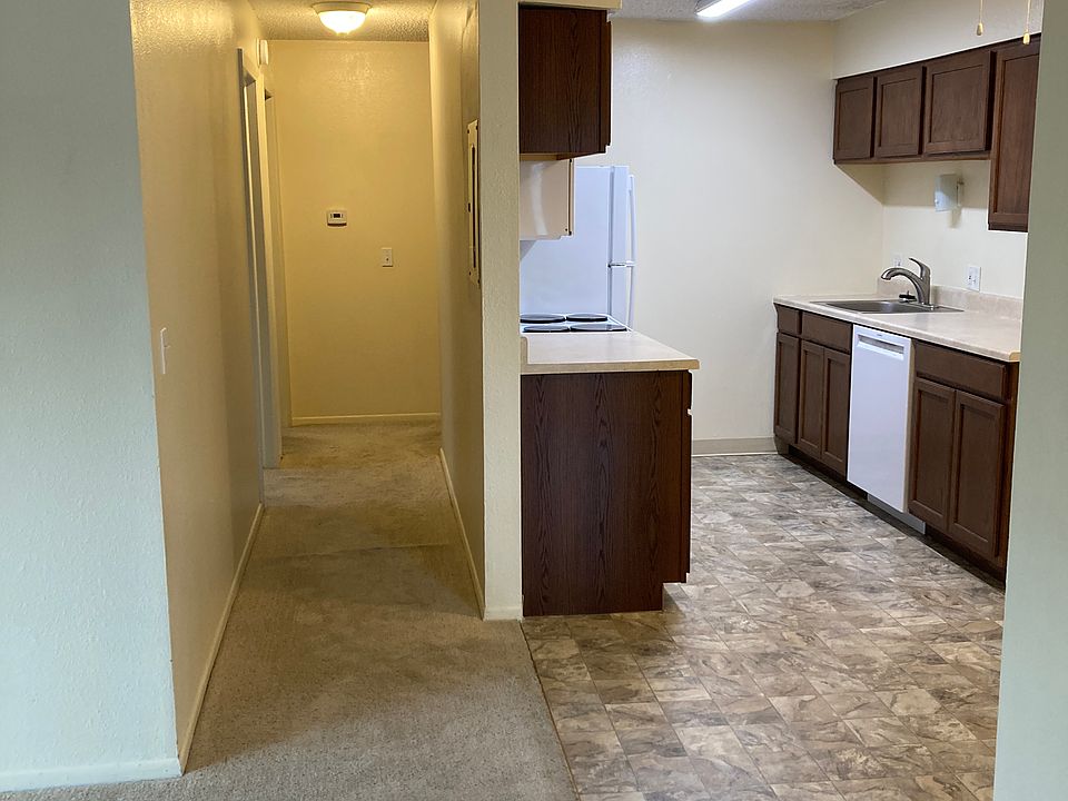 Hall way to bedroom and bathrooms