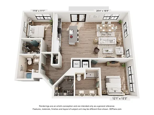 Floor plan B3