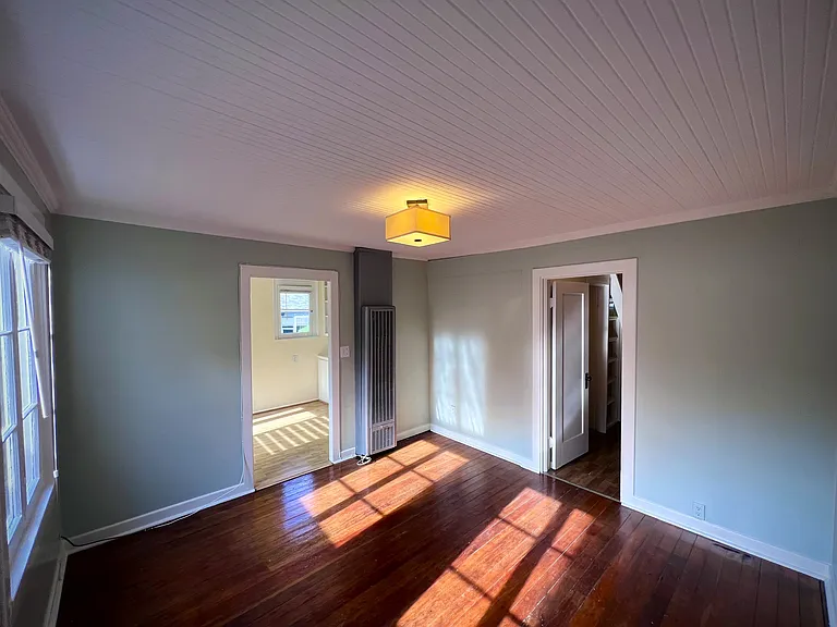 Breakfast area to the left, Side Room/Loft and Bathroom to the right.