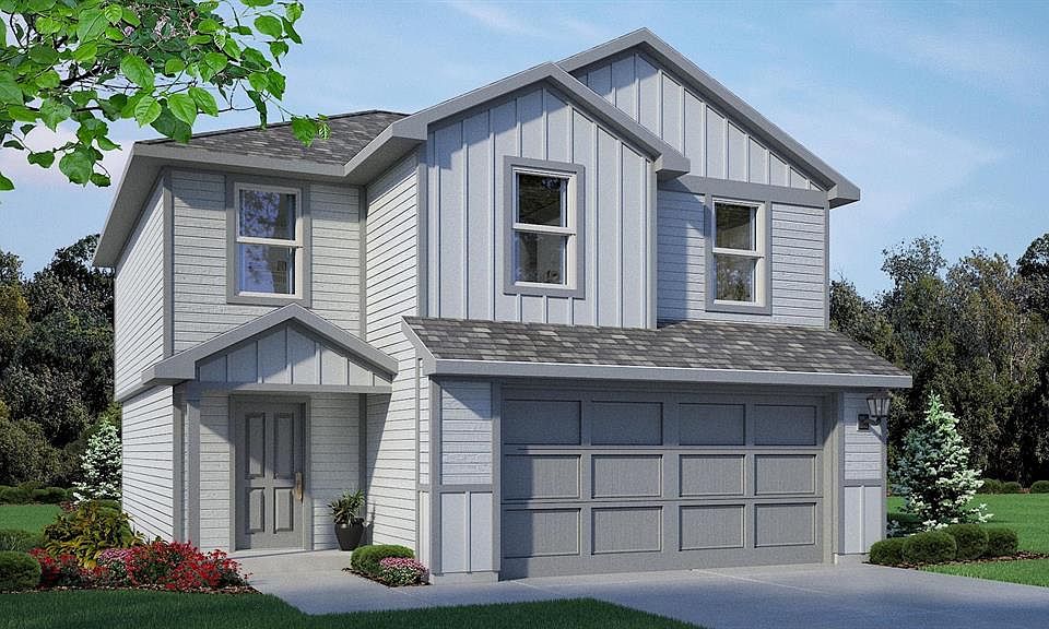 Front Elevation - D.R. Horton''s Davis floor plan elevation-X- All Home and community information, including pricing, included features, terms, availability and amenities, are subject to change at any time without notice or obligation. All Drawings, pictures, photographs, video, square footages, floor plans, elevations, features, colors and sizes are approximate for illustration purposes only and will vary from the homes as built.