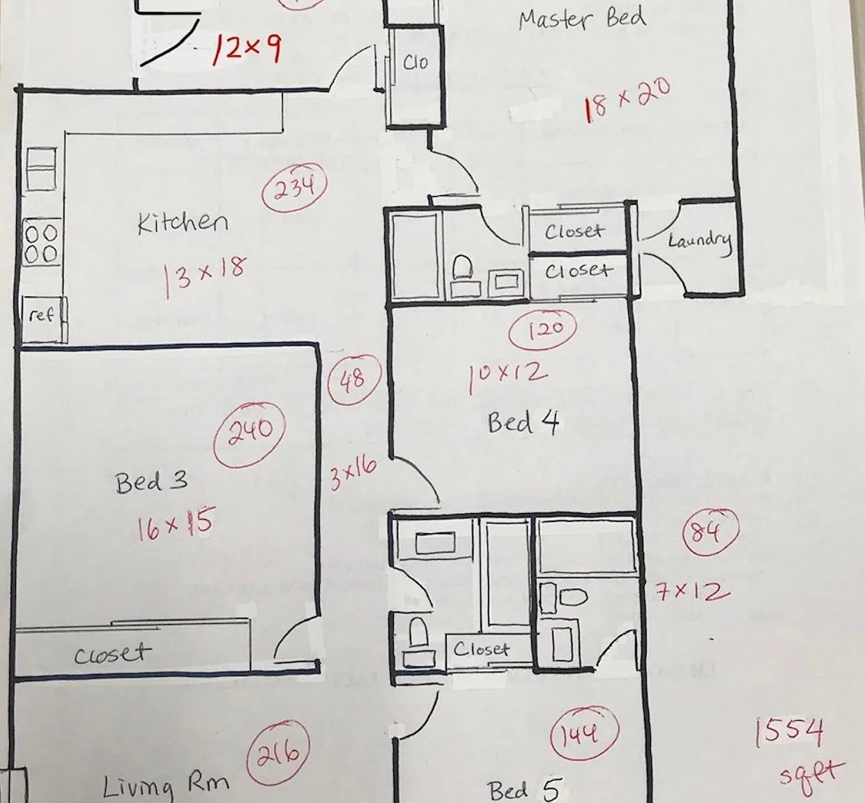 5 bed, 1600 sqft, $850 — Photo 2