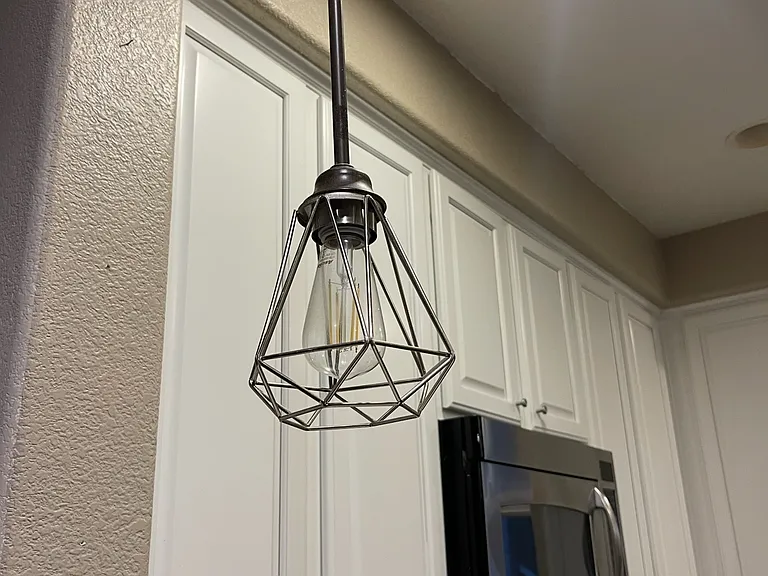 Current Kitchen Light Fixture