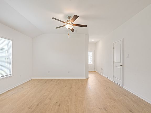 Luxury vinyl flooring in the family room