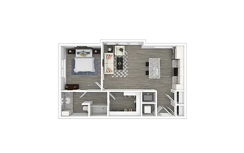 Floor plan Dogleg