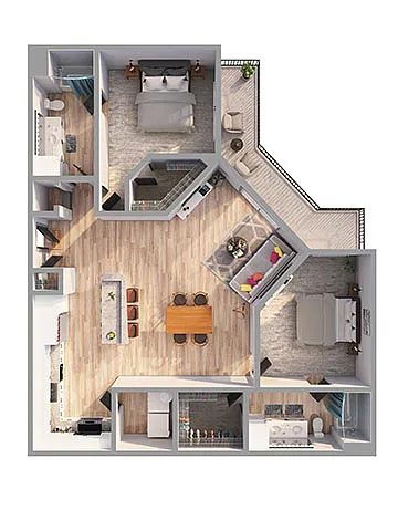 Floor plan B2