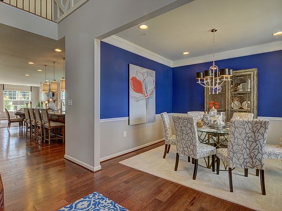 Spacious dining room