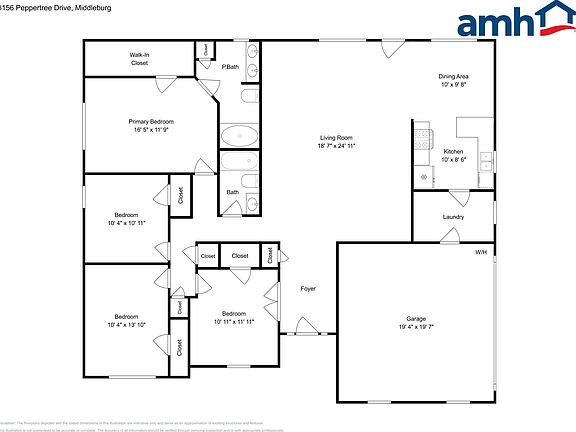 2nd image of 3156 Peppertree Dr