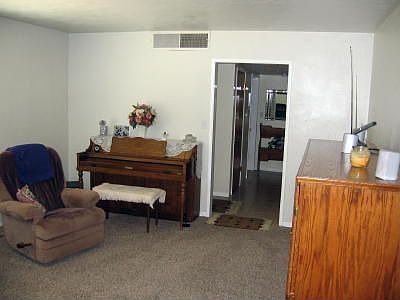 Living room view from dining room