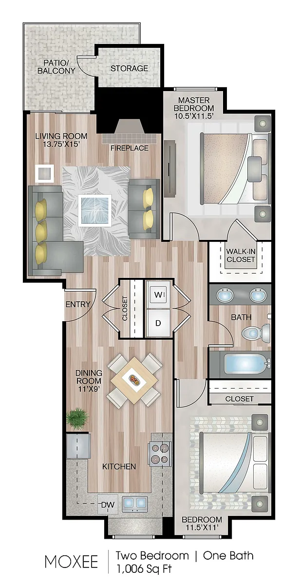 Floor plan Moxee