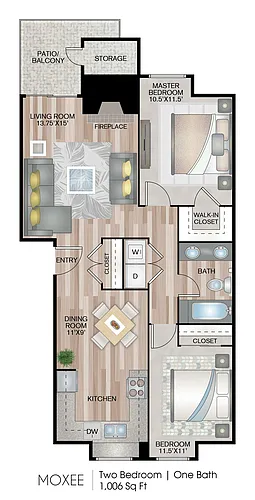 Floor plan Moxee