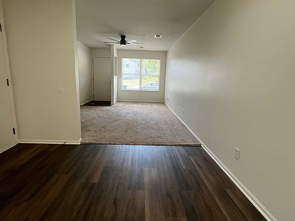 Dining area and living room