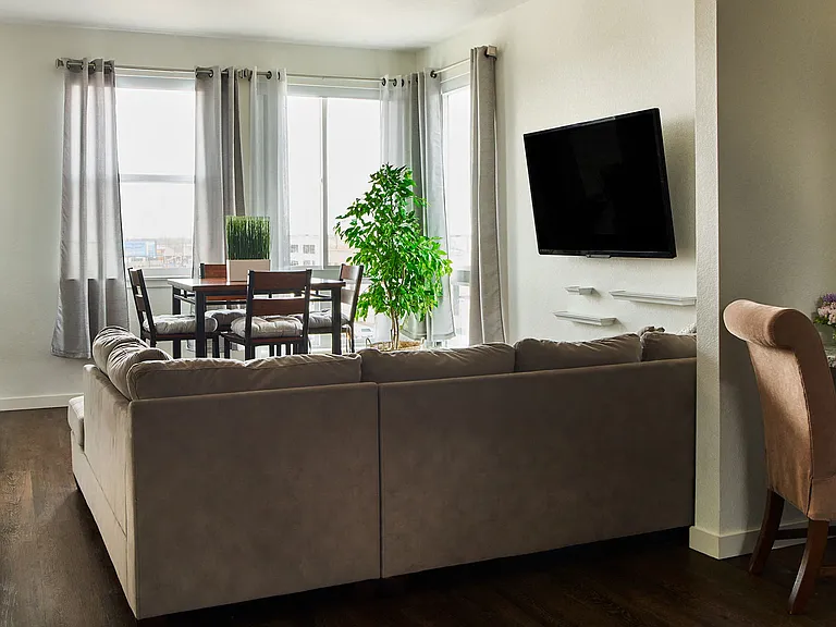 Walnut Flats | Denver Affordable Apartments | Living Room