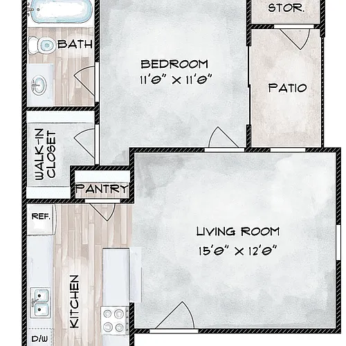 Floor plan A1