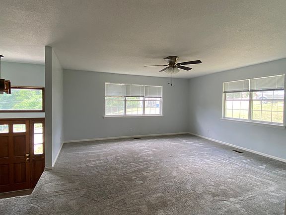 The front door opens to the living room.
