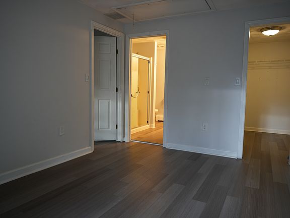 bedroom with walk-in closet