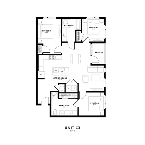Floor plan C3A