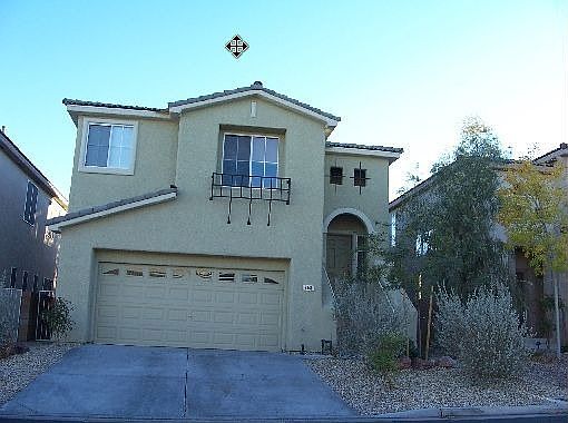 Desert landscaping in front