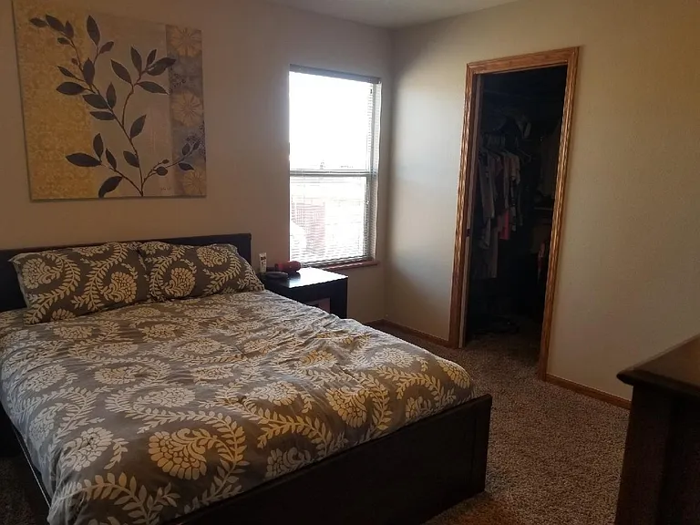 Master bedroom, walk in closet
