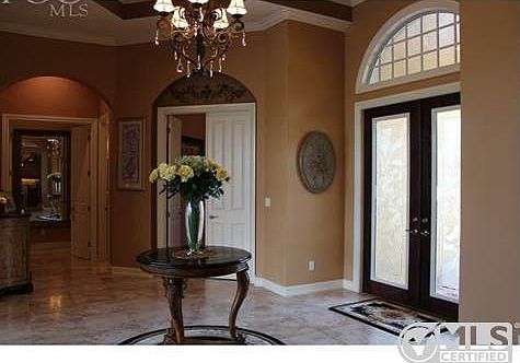 Spacious foyer.
