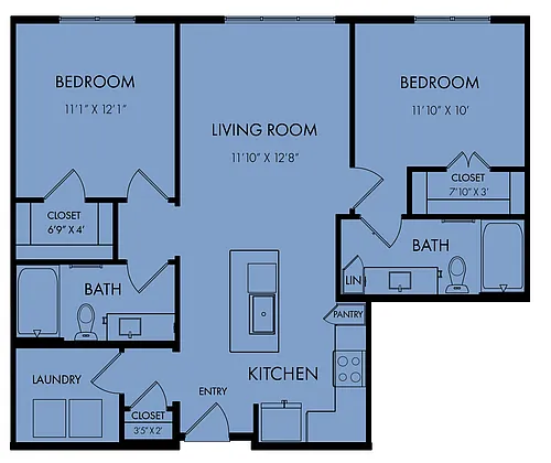 Floor plan B2 80